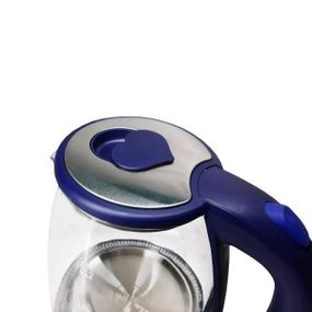 Электрочайник стеклянный Rainberg RB-902 2200 Вт 1.8 л Синий