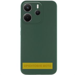 Чехол Silicone Cover Ummi Lakshmi Full Camera (AA) для Xiaomi Redmi 15C (EU) Зеленый / Dark green