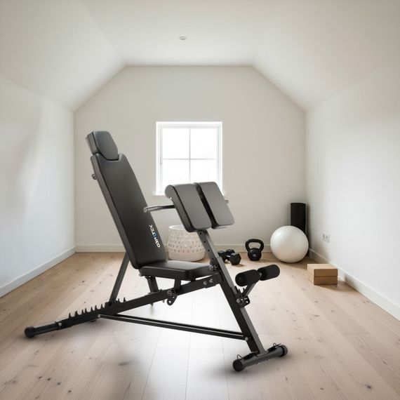 Лавка тренувальна Gymtek XL800 з еспандерами та партою Скотта | Зображення 5