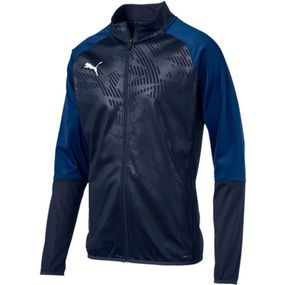 Олимпийка сортивная мужская Puma CUP Training Poly Core 656014 06 (темно-синий, для тренировок, логотип пума)