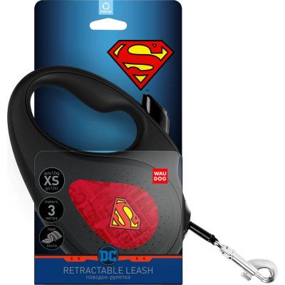 Поводок для собак WAUDOG R-leash "Супермен Лого красный" S до 15 кг 5 м (8124-1007-01) | Зображення 2