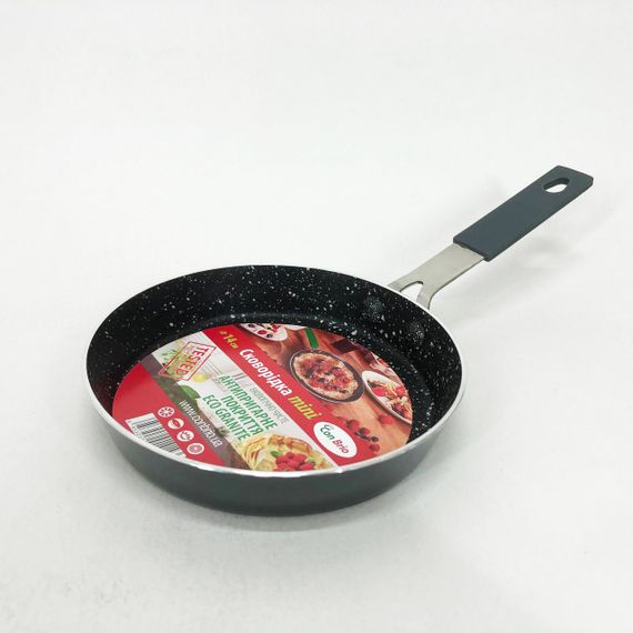 Качественные кухонные сковородки Con Brio CB-1414 14 см, Надежная сковорода с GY-392 антипригарным покрытием | Зображення 4