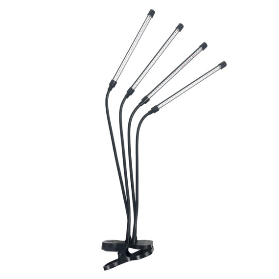 Фітолампа на прищіпці з таймером для вирощування рослин на 4 led модулі USB 3 режиму | Зображення 6