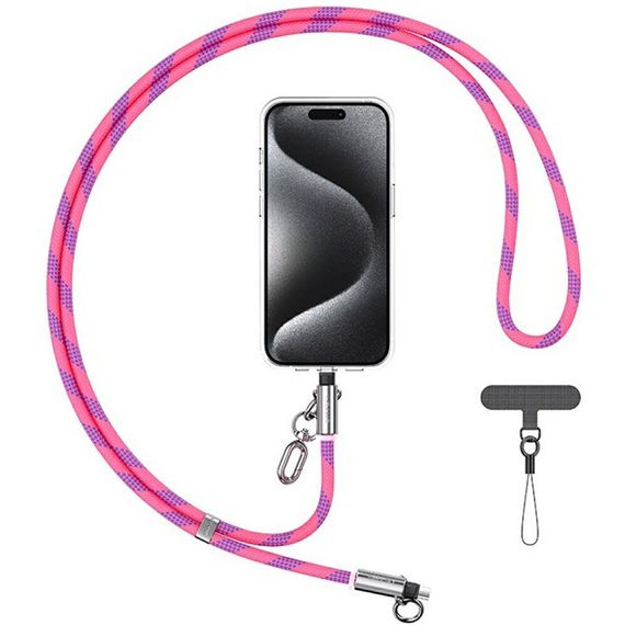 Дата кабель-шнурок Usams US-SJ746 Type-C to Lightning 30W (1.2m) Pink