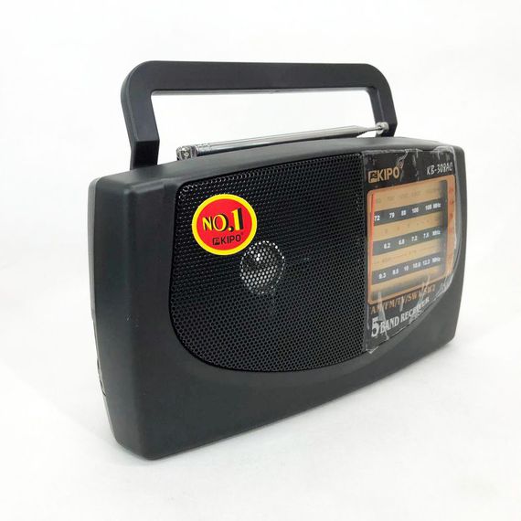 Всеволновый радиоприемник профессиональный KIPO, Радиоприемник с мощным приемом, Приемник фм радио VQ-62 | Зображення 8