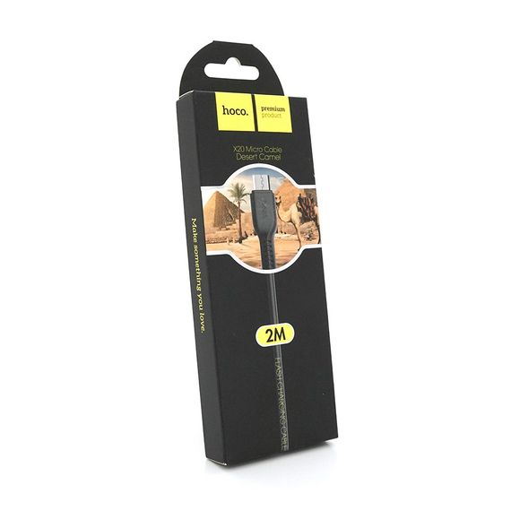 Кабель Hoco X20, Micro-USB, 2A, Black, довжина 2м | Зображення 1
