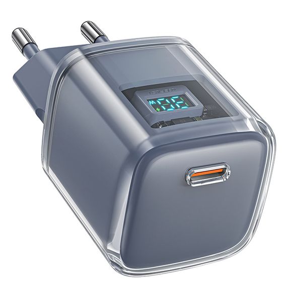 МЗП Acefast A53 Sparkling series PD30W GaN (1USB-C) Mica gray