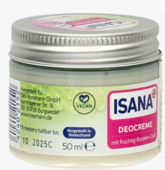 Крем-дезодорант Isana Deocreme 50 мл