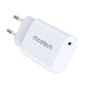 Мережевий зарядний пристрій Choetech Q5004-EU-WH, USB-С