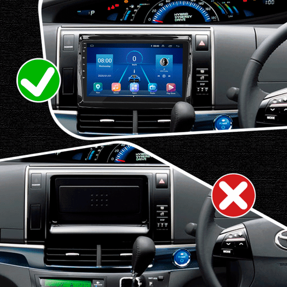 Штатная магнитола 9" Lesko для Toyota Estima III Рестайлинг 2008-2012 6/128Gb 4G Wi-Fi GPS Top Тойота | Зображення 2