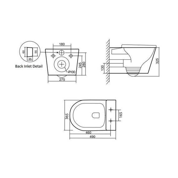 Унітаз підвісний Qtap Scorpio безобідковий Ultra Quiet із сидінням Soft-close QT14332380ASW | Зображення 1