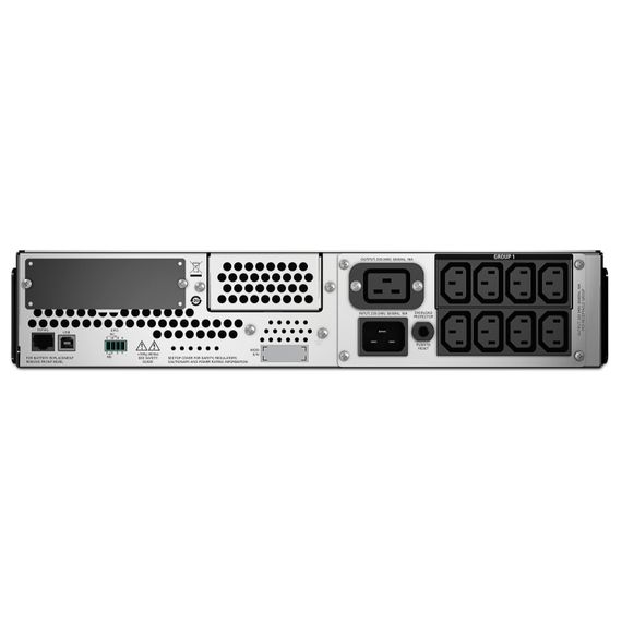 Джерело безперебійного живлення APC Smart-UPS 3000VA/2700W, RM 2U,LCD, USB, SmartConnect, 8xC13, 1xC19 (SMT3000RMI2UC) | Зображення 2