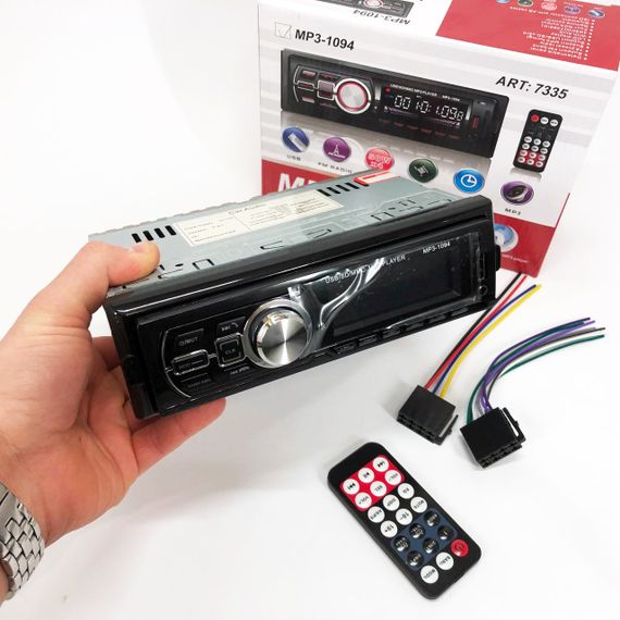 Однодиновая магнитола MP3 1094, Автомобильные магнитолы, Автомагнитофон для авто, Мультимедиа в машину WE-80 | Зображення 8
