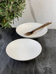 Салатник Olens Білий Том-Ям 101-0488 20 см 500 мл білий