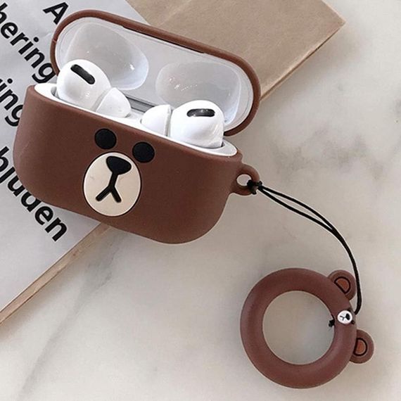 Силіконовий футляр Cartoons&Heroes для навушників AirPods Pro + кільце | Зображення 2