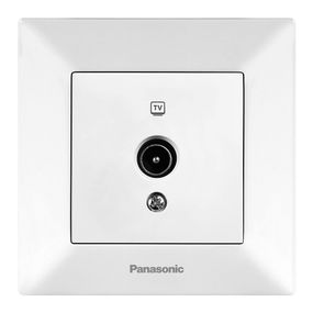 Розетка Panasonic Arkedia Slim ТV 0 потерь,белая