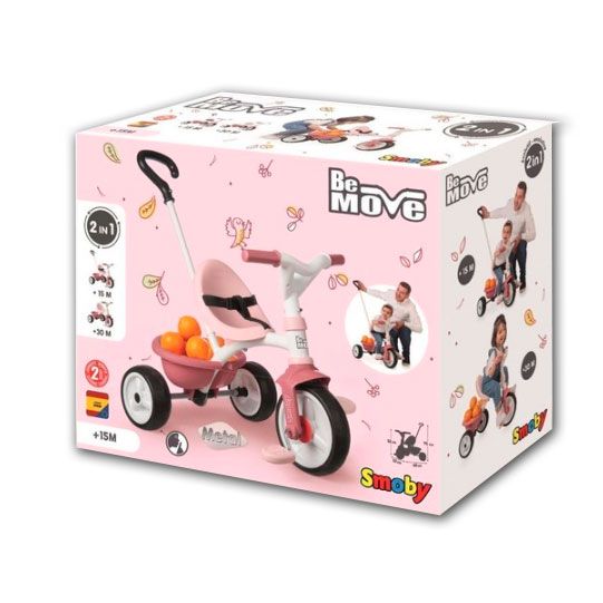 Велосипед детский металлический Би Муви pink 2в1 | Зображення 4