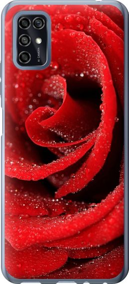 Чехол на ZTE Blade V2020 Smart Красная роза "529u-2458-17620"