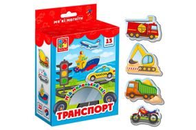 Набір магнітів "Мій маленький світ. Транспорт" VT3106-12 VladiToys
