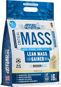 Гейнер Applied Nutrition CRITICAL MASS 6KG (VANILLA)