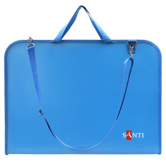 Папка-портфель для ескізів А3 Santi Blue 492283 49.7х37х3 см | Зображення 1