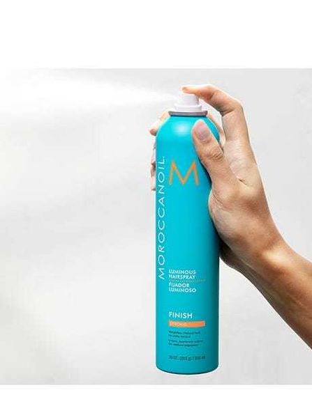 Лак для волосся сильної фіксації MoroccanOil Luminous Hairspray Strong Finish (330 ml) | Зображення 1
