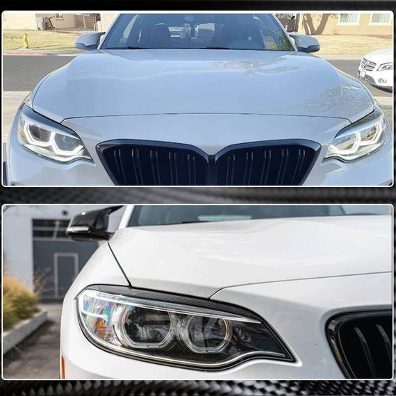 Вії на фари (Карбон) для BMW 2 серія F22/23 2014-2021 рр | Зображення 3