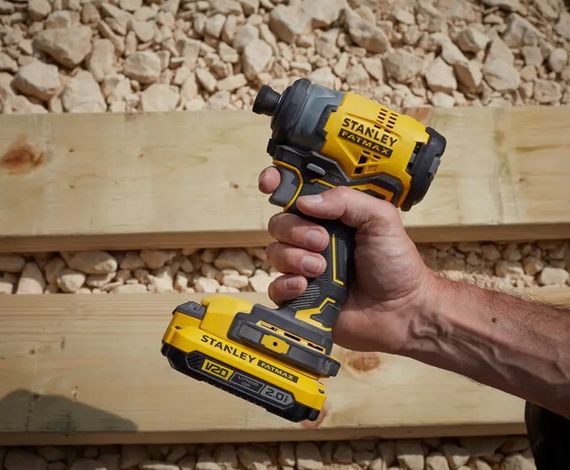 Гайковерт ударний акумуляторний Stanley Fatmax з АКБ та ЗП SFMCF820D2K | Зображення 4
