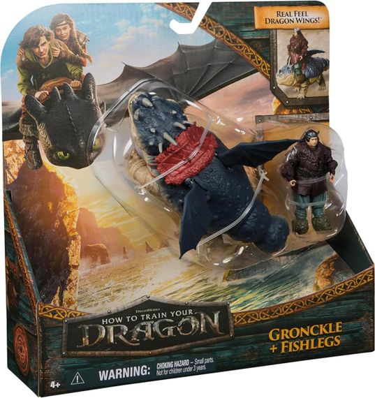 Ігровий набір Dreamworks Dragons Як приборкати дракона Дракон Сарделька та вершник Рибоніг | Зображення 4