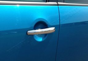 Накладки на ручки OmsaLine (4 шт, нерж) для Citroen C-4 Picasso 2013↗ рр.