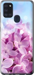 Чехол на Samsung Galaxy A21s A217F Сирень из силикона FCh_065917