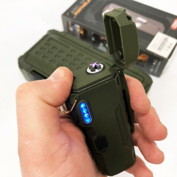 Вічна запальничка usb з акумулятором D51-COB, Сенсорна запальничка з зарядкою від юсб FI-11 | Зображення 8