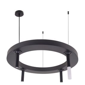 Люстра светодиодная подвесная 22W NW BK (BR-01 688S/4)