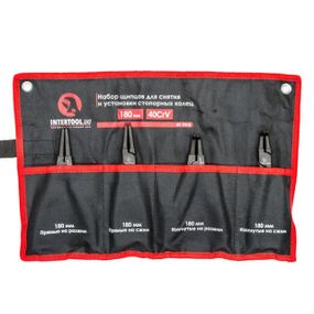 Набір щипців для стопорних кілець INTERTOOL HT-7015