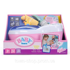 Интерактивный унитазик для куклы Baby Born – Маленький туалет (звук)