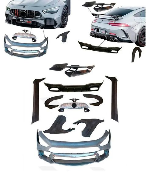 Комплект обвісів Rocket 900 Carbon (2018-2022) для Mercedes AMG GT 4 X290 2018- рр | Зображення 1