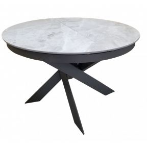 Стол раскладной Concepto MOON LIGHT GREY керамика 110-140 см