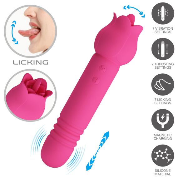 Вібростимулятор Pretty Love Chaley Dual-End Vibrator Sex Aura | Зображення 6