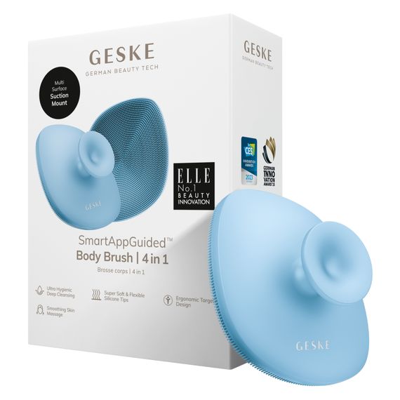 Щетка для тела GESKE Body Brush 4в1 starlight, Голубой