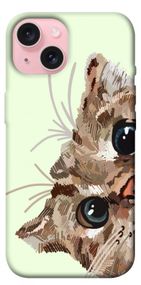 Чохол з картинкою Cat muzzle для Apple iPhone 15 (6.1")
