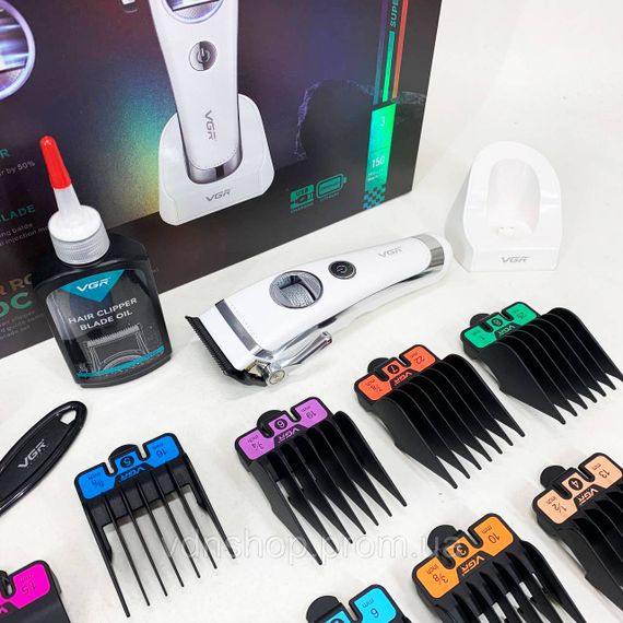 Бездротовий акумуляторний тример для стрижки волосся, Машина для стрижки в домашніх умовах UA-25 | Зображення 7