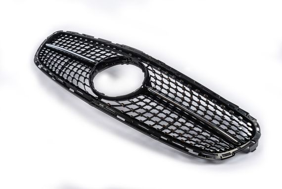 Передняя решетка Diamond Black (2013-2016) для Mercedes E-сlass W212 | Зображення 1