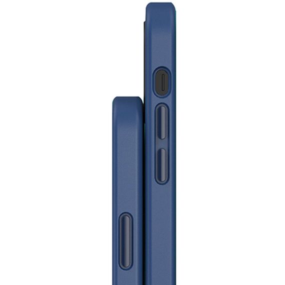TPU+PC чехол Metal Buttons with MagSafe для Apple iPhone 12 Pro Max (6.7") Синий | Зображення 3