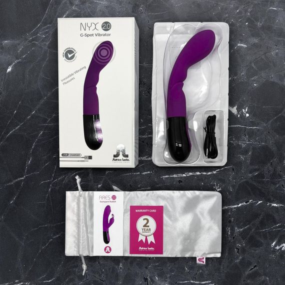 Вібратор Adrien Lastic Nyx 2.0 стимуляція точки G і входу в піхву, що перезаряджається Sex Aura | Зображення 6