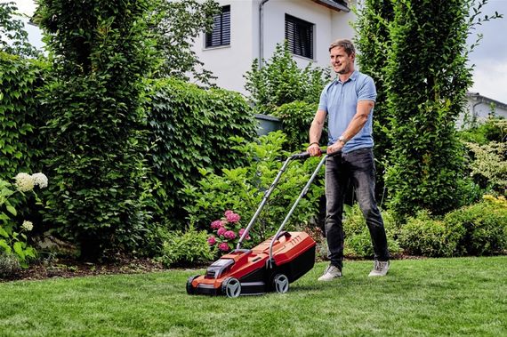 Газонокосилка Einhell GE-CM 18/32 Li-Solo, PXC, аккум., 32л, 25л, 8.5кг, (без АКБ и ЗУ) (3413256) | Зображення 2