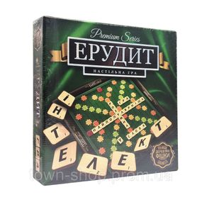 Игра настольная Эрудит БОЛ PREMIUM 6355 на укр. и рус. языках