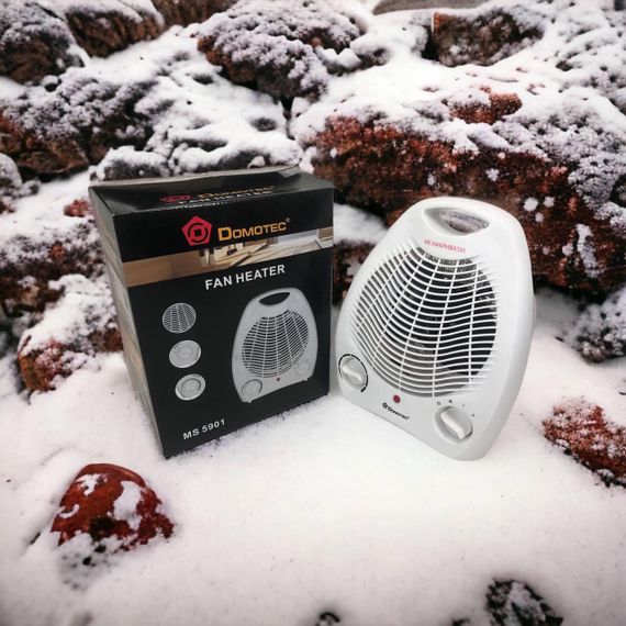 Дуйчик мініатюрний Domotec MS-5901 2000 Вт, Тепло обігрівач, Електричний обігрівач для офісу EP-17