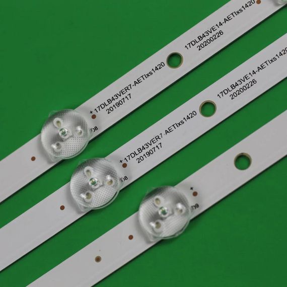 LED підсвітка TV 43" 17DLB43VER7-A 17DLB43VER7-B 43U9500 3шт. | Зображення 2