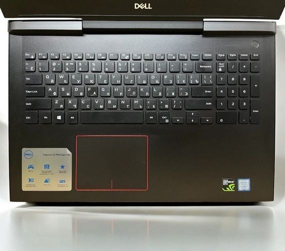 Игровой ноутбук Dell Inspiron G5 5587 / 15.6" (1920x1080) IPS / Intel Core i7-7700HQ (4 (8) ядра по 2.8 - 3.8 GHz) / 16 GB DDR4 / 512 GB SSD + 1000 GB HDD / nVidia GeForce GTX 1060 Max-Q, 6 GB GDDR5, 192-bit / WebCam / Без АКБ б/у | Зображення 2