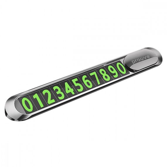 Парковочная карта Proove Parking Number Plate Lock, Серебристый | Зображення 2